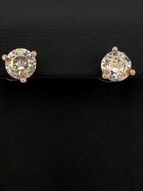 Kate Spade Rise & Shine post earrings Rose & Silver